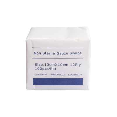 kupić Medyczny, chirurgiczny, gazowy, niesteroidalny, 10*10cm, 12 warstw, 40S, gazowy, 100 sztuk/sztuk, do stosowania w szpitalu produkcja internetowa