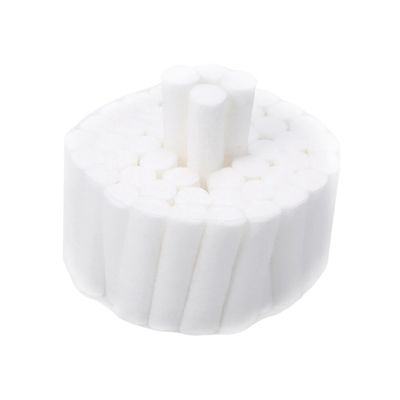 Dobra cena Jednorazowe bawełniane rolki dentystyczne o grubości 8 mm / 10 mm Chłonne chirurgiczne 100% bawełny Produkt jednorazowego użytku dentystycznego w Internecie