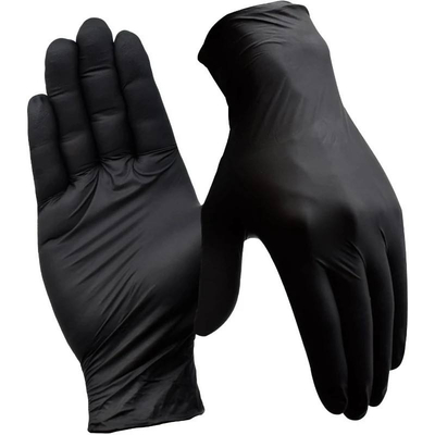 Dobra cena Nitrile Black Powder Free Vinyl Disposable Protection Gloves For Household Kitchen w Internecie