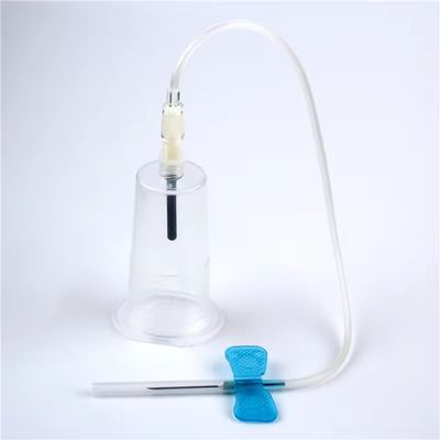 Dobra cena Disposable 23G Butterfly Blood Collection Needle Set with Holder for Clinical and Patient Care w Internecie
